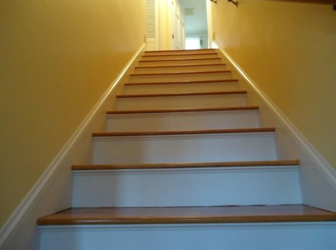 Staircase painting Cape Cod